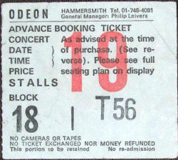 London Ticket 1984